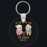 Seniors Home Caregiver Funny Elderly Nurse Care Nu Nyckelring<br><div class="desc">Seniors Home Caregiver Funny Elderly Nurse Care Nursing</div>