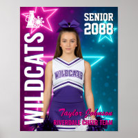 Seniorstöttelag Anpassad Cheerleading Foto Sporter