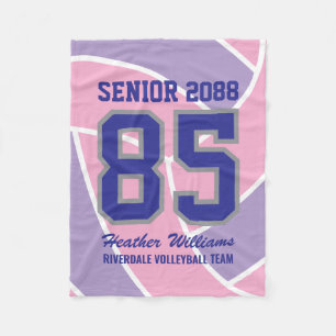 Seniorvolleybollag Anpassat Namn Tröjnummer Fleecefilt