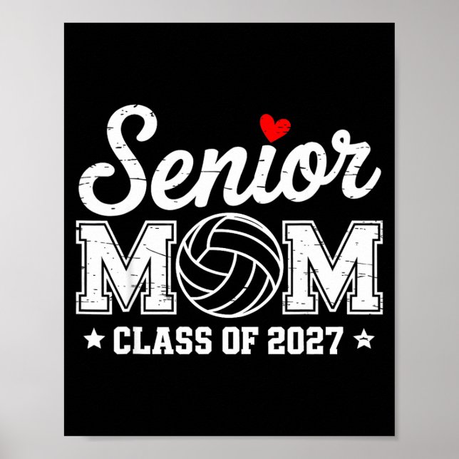 Seniorvolleybollmamma klass 2027 examen poster (Framsidan)