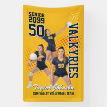 Seniorvolleybollspelare Anpassad Foto Sport