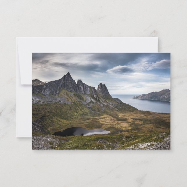 Senja Island Norge Card (Framsida)