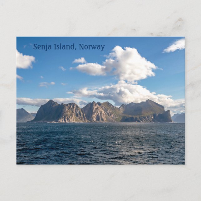 Senja Island, Norge, vykort (Framsida)