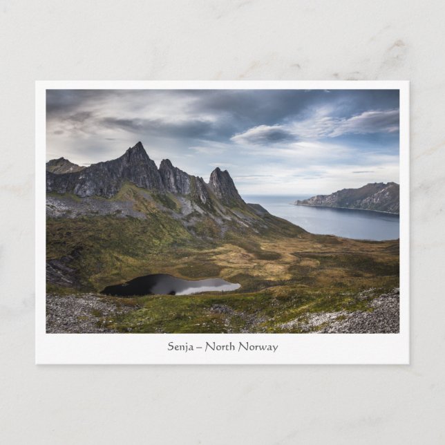 Senja Island Norge Vykort (Framsida)