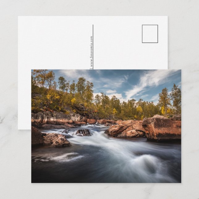 Senja Norge Helg Vykort (Fram/baksida)