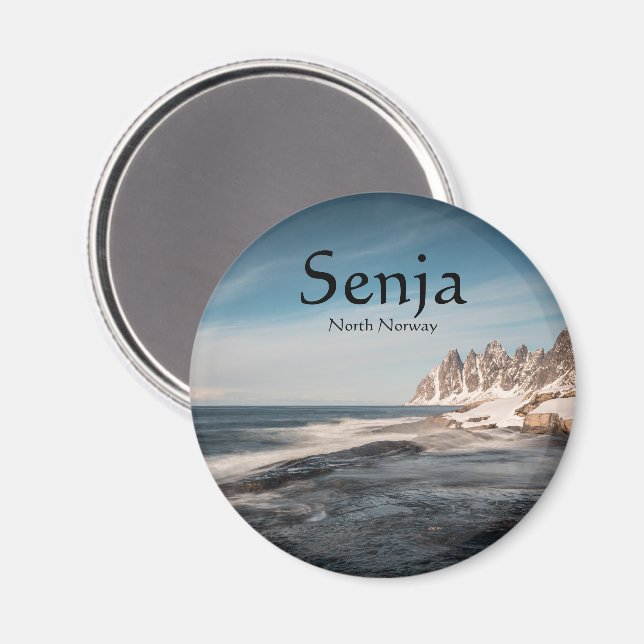 Senja Norge Magnet (Front/Back)