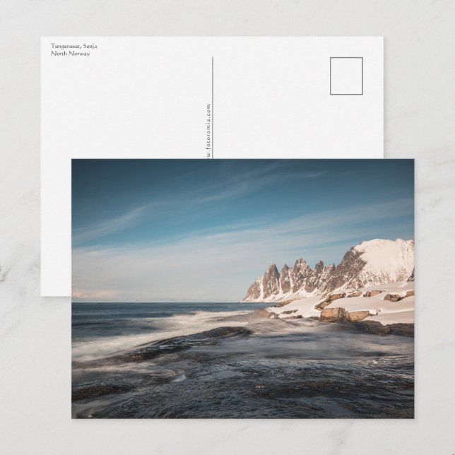 Senja Norge Vykort (Fram/baksida)