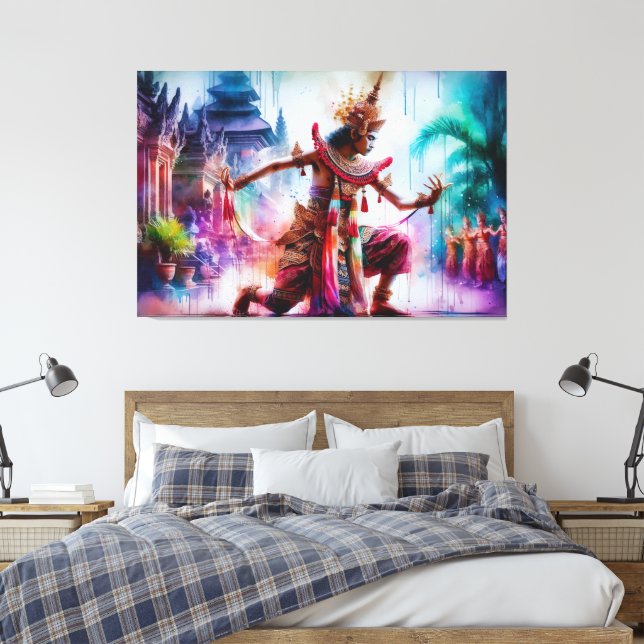 Senja Tari: Twilight Dance på Bali Canvastryck (Insitu (sovrum))