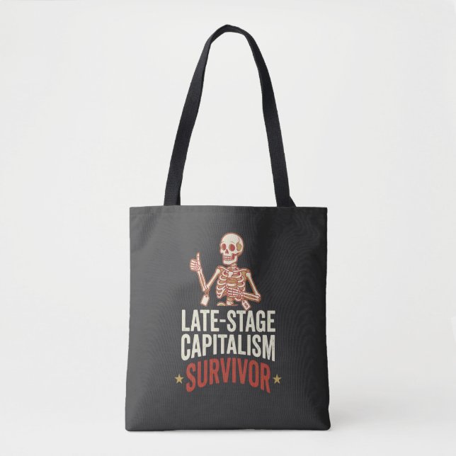 Senkapitalism Överlevare Matkasse Tygkasse (Framsida)