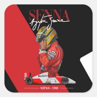 Senna Fyrkantigt Klistermärke