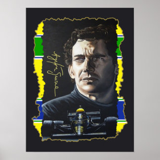 Senna Painting Poster