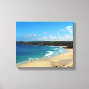 Sennen Cove Beach Cornwall England Canvastryck