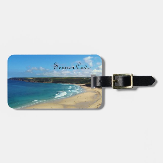 Sennen Cove Cornwall England Bagagebricka (Horisontell Framsida)