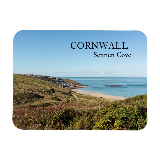 Sennen Cove Cornwall England  Magnet (Horisontell)
