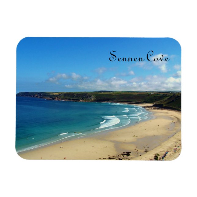 Sennen Cove Cornwall England Magnet (Horisontell)