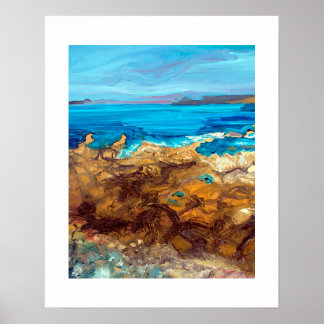 Sennen Cove i västra Cornwall Poster