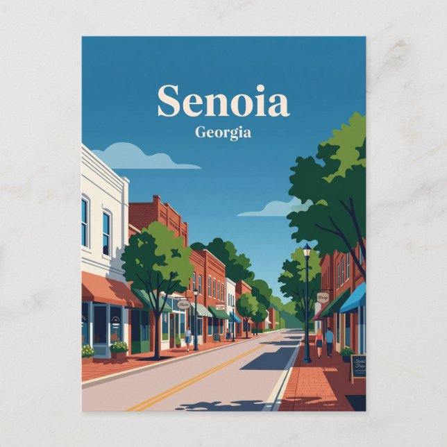 Senoia Georgia Vykort (Framsida)