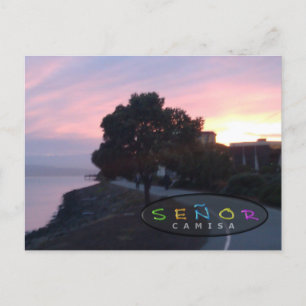 Señor Camisa Kreativ Sunrise Vykort