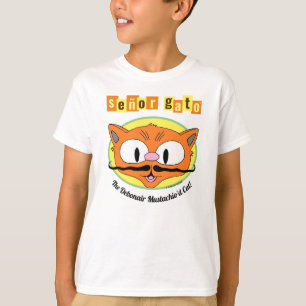 Señor Gato™ Debonair Mustachio'd Cat! T Shirt