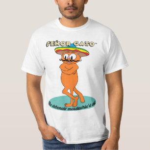 Señor Gato™ Den Stilige Mustaschkatten! T Shirt