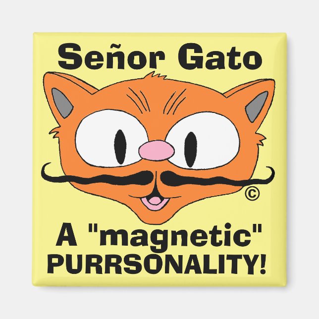 Señor Gato - en magnetpurri! Magnet (Framsidan)