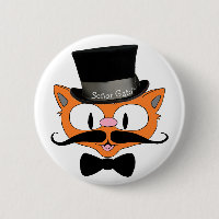 Señor Gato™ Moustache Topphatt och Fläsktatu Katt