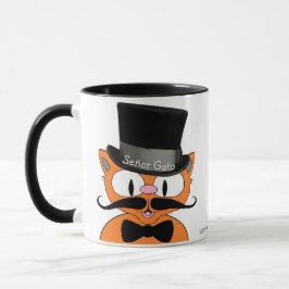 Señor Gato "Puttin" på Ritz-kaffet Mugg
