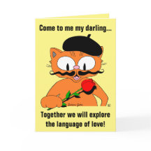 Señor Gato Valentines day, romanc Card