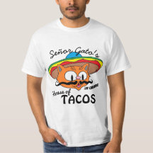 Señor Gato's House of Tacos Mexikansk Tecknad Katt