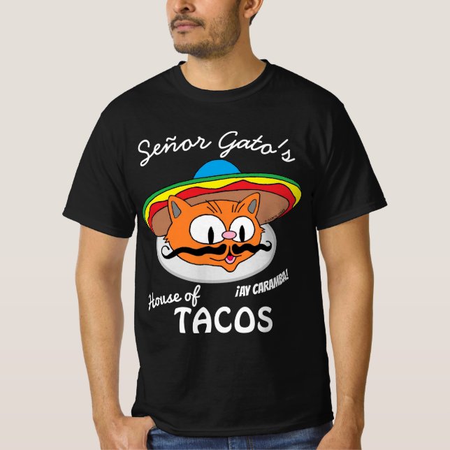 Señor Gatos underhus för den mexikanska Tecknaden  T Shirt (Framsida)