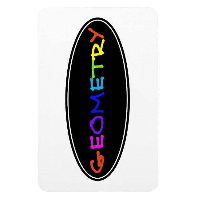 Señor Geometric Photo Magnet (Vertikal)