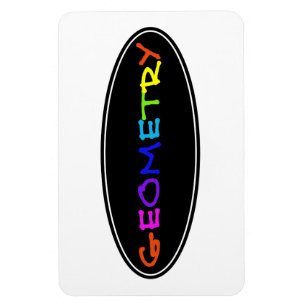 Señor geometrisk fotomagnet magnet