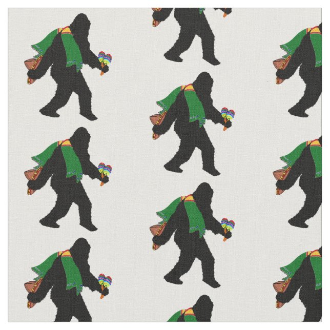 Senor Squatcho de Mayo med Serape Tyg (Närbild)