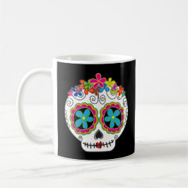 Señorita Calavera Day of the dead Sugar Skull Kaffemugg