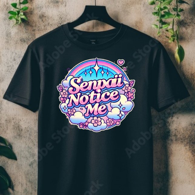 Senpai Notice Me T Shirt (Skapare uppladdad)