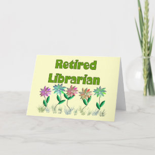 Sensation för Vår i pensionerad bibliotekarie Kort