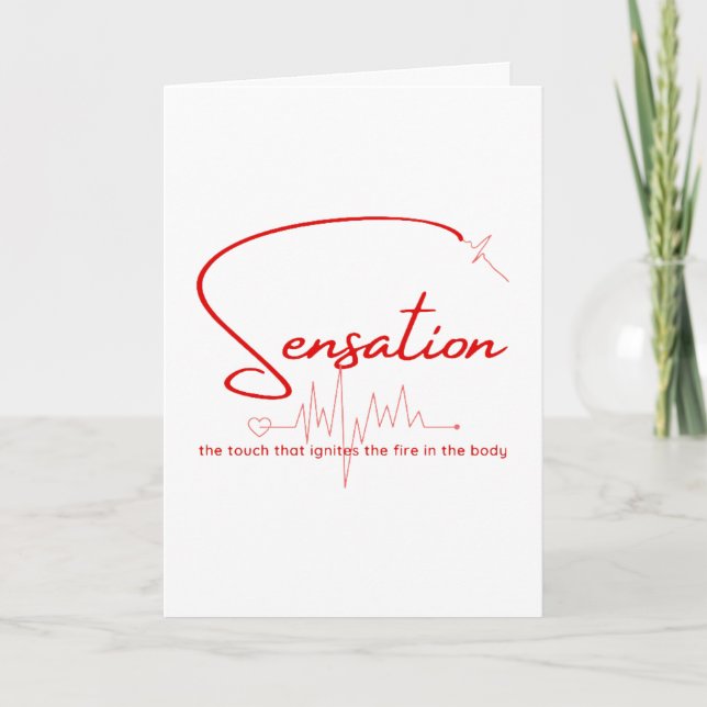 Sensation Pulse Heartline Kort (Framsida)