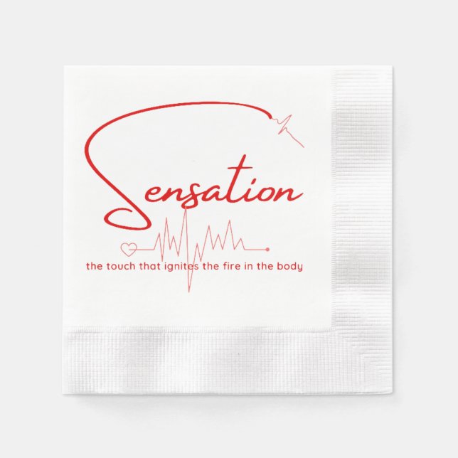 Sensation Pulse Heartline Pappersservett (Framsidan)