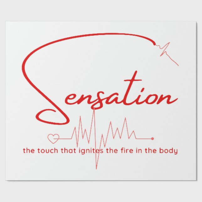 Sensation Pulse Heartline Presentpapper (Platt)
