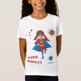 Sensational Girl Superhjälten Birthday Fantastic T Shirt