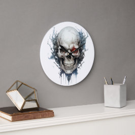 🕰️ 💀 Sensational Skull Clock 💀 🕰️ Stor Klocka