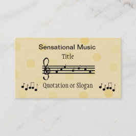 Sensationell Musikbransch Visitkort