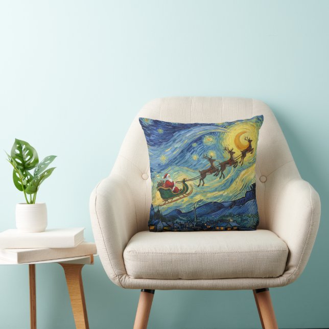 Sensationell Van Gogh-aktig jultomte Rudolf Kudde (Stol)