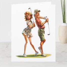 Sensationella seniorer golfare kort