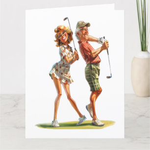 Sensationella seniorer golfare kort