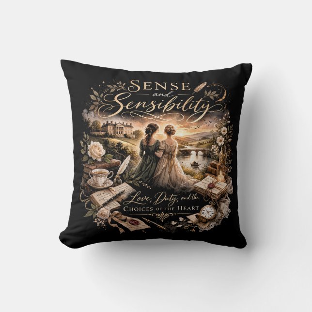 Sense and Sensibility Kudde (Framsida)