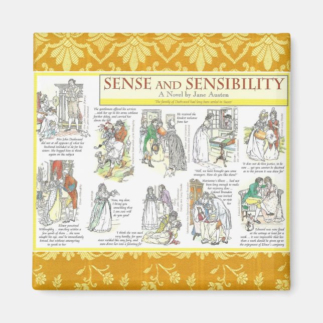 Sense and Sensibility Magnet (Framsidan)