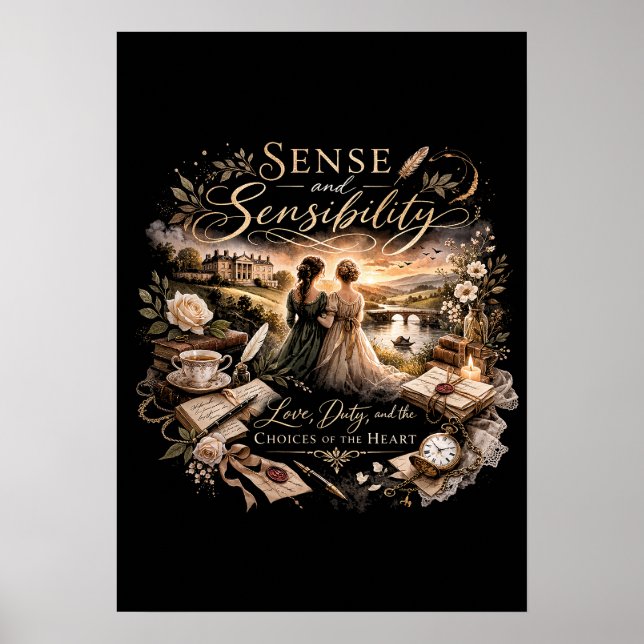Sense and Sensibility Poster (Framsidan)