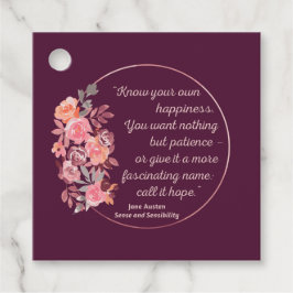 Sense And Sensibility Quote I - Cute Style Gåvor Etiketter