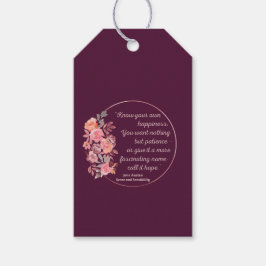 Sense And Sensibility Quote I - Cute Style Presentetikett